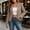 Beige, variant on Naotn Womens Fall Blazer Jackets Casual Business Button Lapel Collar Long Sleeve Outerwears Dressy Office Cardigan Coats