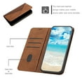 thumbnail image 2 of Wallet Case for Samsung Galaxy A54 5G, Skin-Feeling Strong Magnetic Premium PU Leather Flip Folio Cover with Credit Card Slots Holder Kickstand Shockproof Case for Samsung Galaxy A54 5G,Brown, 2 of 7