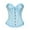Sky Blue, variant on Womens Lace Corset Top Bustier Corset Lingerie for Women Renaissance Overbust Corset Push Up Bodysuit