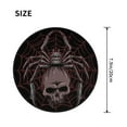 thumbnail image 3 of Disketp Spider With Skull Small Mouse Pad 7.9x7.9 Inches,Washable Round Mousepad For Office Laptop Computer,Non-Slip Rubber Base Mouse Pads For Wireless Mouse, 3 of 9