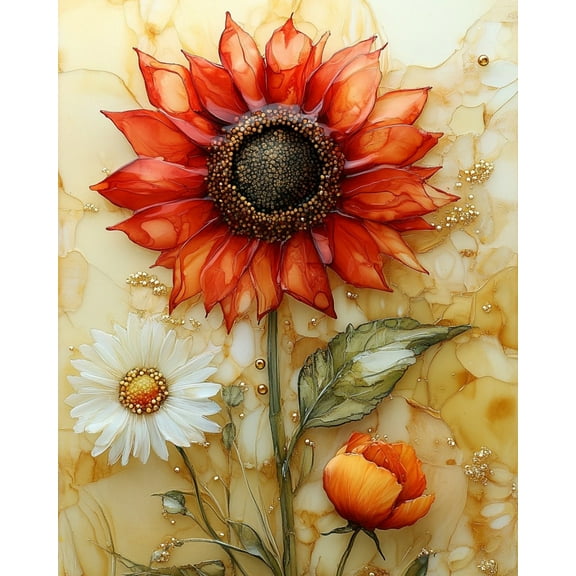 Paint by Numbers for Adults Kids Beginner Autumn Warm Sun DIY Acrylic Painting by Numbers Kits with Brushes Acrylic Pigment Home Decoration Gifts 16 x 20 inch