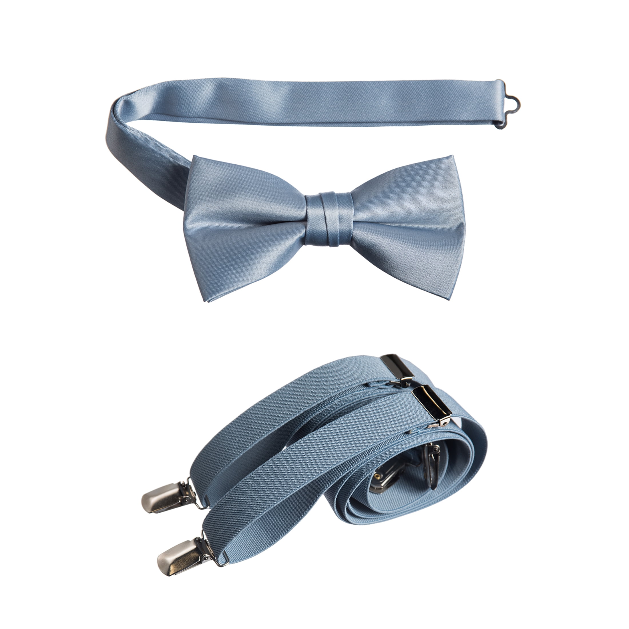 Bow Tie and Adjustable Stretch Suspender Sets in Assorted Colors and ...