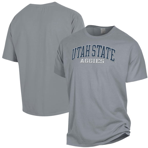 Men's ComfortWash Gray Utah State Aggies Garment Dyed T-Shirt
