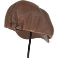 thumbnail image 5 of CoCopeaunts PU Leather Newsboy Cap Solid Octagonal Hat Men Women Detective Hats Retro Flat Caps Unisex Four Seasons Baker Boy Hat, 5 of 7