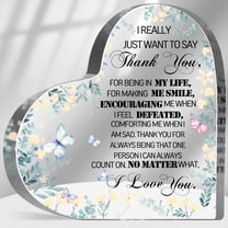 Thank You Gifts for Women, Friendship Appreciation Gifts, Thank You Sign for Friends Sister Bestie BFF, Best Friends Ever Keepsake, Desk Decorative Sign Plaque Acrylic