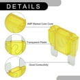 thumbnail image 4 of Fusible Maxi de 20A de Unique Bargains, Reemplazo de Fusibles de Estilo Cuchilla para Automóviles, Barcos, Camiones, SUV, RV, Motocicletas, Amarillo, 5 Pcs, 4 of 7