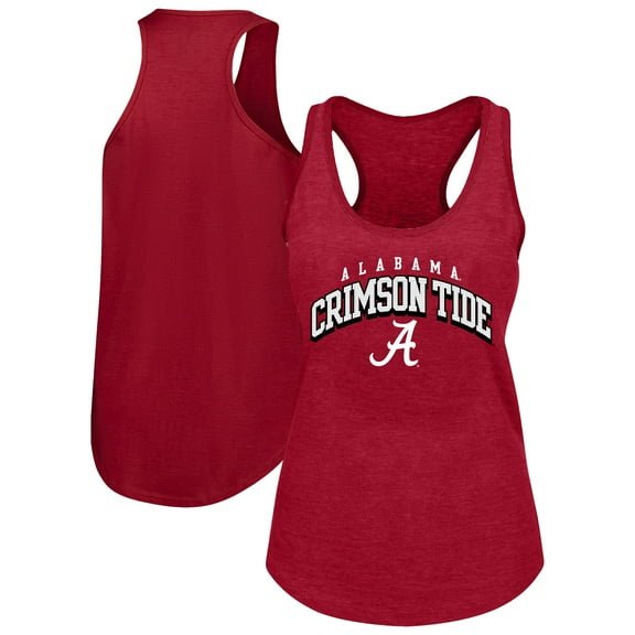 Women's Fanatics Crimson Alabama Crimson Tide Plus Size Arch Tank Top