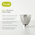 thumbnail image 3 of True Stainless Steel Double Jigger for Cocktails, Margarita, Home Bar Tools, 3 of 9