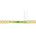thumbnail image 3 of Everly Women's Peridot Yellow Gold Plated Bracelet, 3 of 7