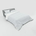 thumbnail image 3 of Ambesonne Grey Bedding Set 3 Pcs, Neutral Floral Vintage Motif, Twin XL, White and Grey, 3 of 3