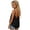 Black, variant on Lutiedan Girls Tops Sleeveless Cute Pleated Halter Neck Summer Cami Shirt Back Drawstring Loose Suspender Tank Tops for Holiday 5-14 Years