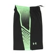 thumbnail image 2 of Under Armour Men's Supervent Shorts, Black \ Vapor Green,M - US, 2 of 4