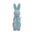 thumbnail image 1 of zhangmingg Easter Standing Rabbit Desktop Ornament Realistic Glitter Bow for Home Garden and Courtyard, 1 of 6