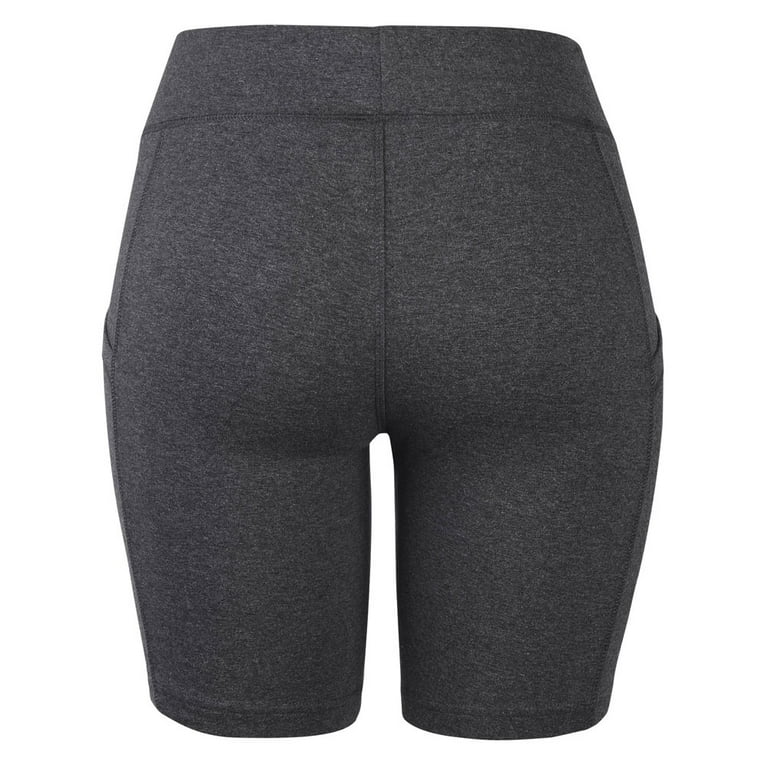 Gray cotton biker andyax shorts