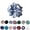 Blue Grey, variant on 30 Momme Mulberry Silk Scrunchies for Women – Large Hair Ties for Curly Hair, Sleep & Ponytails – Soft, Gentle Hold