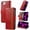 Red, variant on Wallet Case Cover for iPhone 17e 16e, Vintage PU Leather RFID Blocking Cards Holder Stand Flip Folio Mangetic Closure Shockproof Phone Case Cover for Apple iPhone 17e 16e, Blue