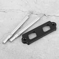thumbnail image 4 of Car Battery Holder, Aluminum Alloy Battery Bracket Rustproof  Replacement For  CRX S2000  Integra RSX For Automobile Repacking Black,Silver,Red,Blue, 4 of 8