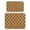 White-203, variant on 2 Pack Washable Rubber Sunflower Cute Floral Dish Drying Mats for Kitchen Counter Home Large Coffee Bar Pad Accessories and Decor for Utensils Stemware (2pcs 18''x24'' 19.5''x12'')