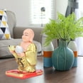 thumbnail image 4 of Decoración De Buda Maitreya, Adornos Solares De Buda Maitreya De Pie, Plástico Pequeño De Color Brillante Para Coche, 4 of 7