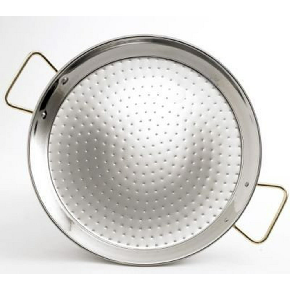 Garcima Stainless Steel Paella Pan (15 inches/ 38 cm)
