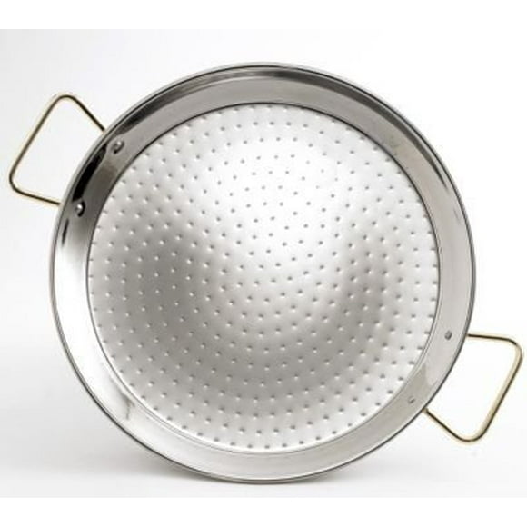 garcima Stainless Steel Paella Pan (15 inches 38 cm)