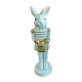 thumbnail image 4 of Figura de conejo de Pascua, adorno de escritorio de primavera, estatua decorativa de conejo, decoración de Pascua Oro, 4 of 9