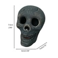 thumbnail image 3 of Bone Simulated Human Head Bone Ceramic Fireproof Fire Pit Skeleton Log for  Campfire Fireplace  Decor, 3 of 8