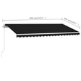 thumbnail image 4 of vidaXL Store Manuel Rétractable Autoportant 400x300 cm Anthracite, 4 of 5