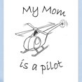thumbnail image 2 of CafePress - My Mom Is A Pilot Helicopter Infant Bodysuit - Baby Light Bodysuit, Size Newborn - 24 Months, 2 of 4
