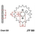 thumbnail image 4 of Front & Rear Sproket Kit XV250 G,H,J,K,L,M,N,P,R,S,T,V,W Virago Route 66-USA 95-07 JT Sprockets, 4 of 7
