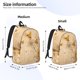 thumbnail image 2 of Disketp Mochila de Lona Estampada, Mochila Escolar de Viaje Ligera para Estudiantes y Portátil-Medium, 2 of 5