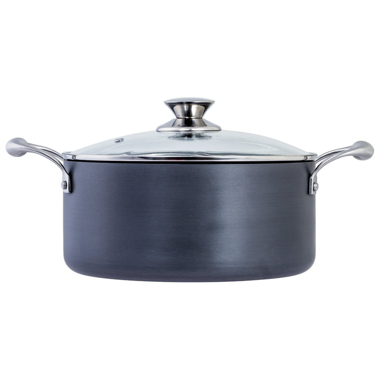 LEXI HOME 2.8 qt. Durable Cast Iron Dutch Oven Casserole Pot in Cream Enamel  LB5439 - The Home Depot