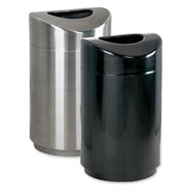 Rubbermaid Commercial Série Exécutive Poubelle Ouverte Eclipse, Acier Inoxydable, 30 Gallons, FGR2030SSPL