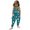 Light Blue, variant on HNMKIU Kids Christmas Bodysuit Toddler Baby Girl Christmas Prints Jumpsuit Sleeveless Romper Outfits Pants Clothes Christmas Outfit Grey - 3-4Years