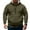 Army Green, variant on ZOYOEN Mens Hoodies Big and Tall- Long Sleeve Half Zip Fashion Casual Pullover Sweatshirt Gray Size S-5XL