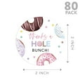 thumbnail image 5 of Koyal Wholesale Kids Party Favor Thank You Stickers, 80-Pk 2-Inch Round Donut Birthday Stickers For Kids Party Favors, 5 of 5