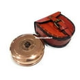 thumbnail image 4 of Antiqued Brass Poem Compass with Leather Case, 4 of 6