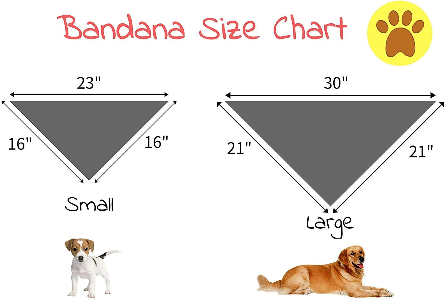 Adjustable Square Dog Kerchief Comfortable Dog Bibs Scarf Elegant little tail Dog Bandana for Boy Girl Small Medium Large Dogs 