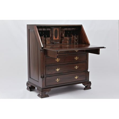 Chippendale Drop Front Secretary Desk Walmart Com