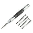 thumbnail image 2 of Adjustable Spring Loaded Automatic Center Punch Tool with 4 Needles for Precise Drilling, 2 of 8