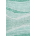 thumbnail image 2 of Addison Rugs Mayfield Premium Machine Washable Transitional Swirls Aqua Rectangle Rug, 8' x 10', 2 of 6