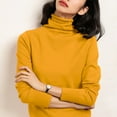 thumbnail image 2 of YEJIMAN Womens Sweaters Fall/winter Turtleneck Sweater Women Pile Neck Pullover Slim Bottoming Fall Sweaters, 2 of 4