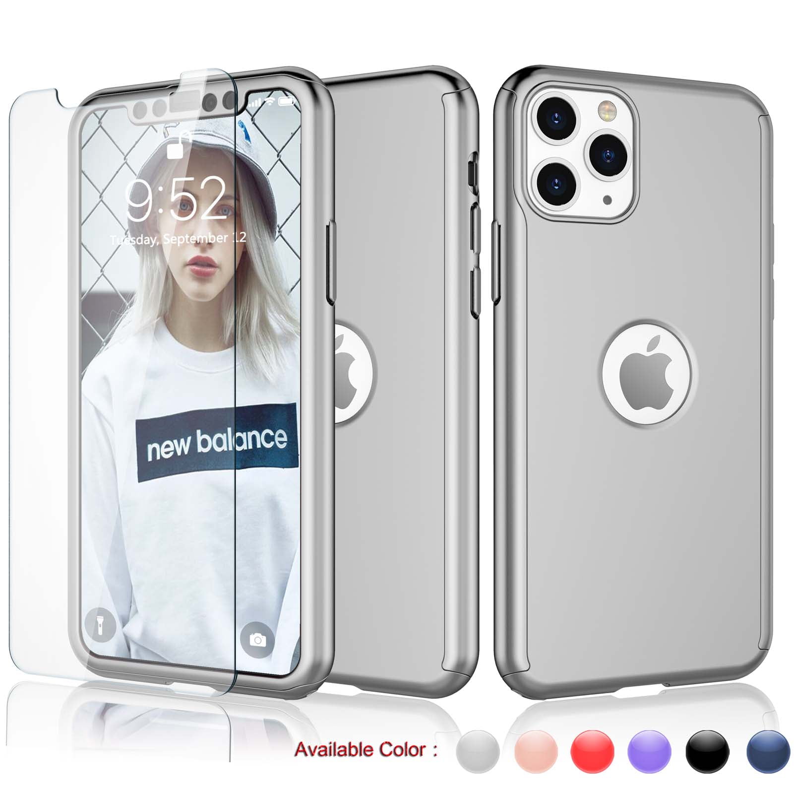 Njjex Cell Phone Case for 2019 iPhone 11 / 11 Pro / 11 Pro Max, with [1