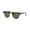 Polished Black Frame / Polarized G-15 Green Lens, variant on RB3016F CLUBMASTER CLASSIC LOW BRIDGE FIT Square Shape Sunglasses Polished Black Frame / Polarized G-15 Green Lens 55mm