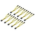 Pcie Stromstecker 6 8 Polig Für Grafikkarten 10 Pack PCIE Cable 8 Pin PCIE to 2xPCIE 8 Pin (6 Pin 2 Pin) PCI Express