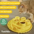 thumbnail image 5 of PuzzleFeeder Cat Puzzle Digger Yellow, 5 of 7