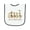 White and Navy, variant on Inktastic Spooky Goose Halloween Costume Cute Ducks Baby Terry Cloth Bib