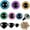 Assorted Color, variant on Dayesque Glitter with Washers 10-20mm Plastic Doll Eyes and Nose for Stuffed Animals, Toys, and Craft Projects