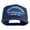 Navy, variant on USS G. Washington CVN 73 Blue Patched Solid Cotton Twill 5 Panel Prostyle Snap Cap - Black OSFM