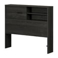 thumbnail image 2 of South Shore Fynn Twin Bookcase Headboard with Storage, in Gray Oak, 2 of 12